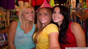 Lesbian Reality Porn Videos with Mercedes Lynn, Kacey Jordan & Kimmy Kay from Party of Three